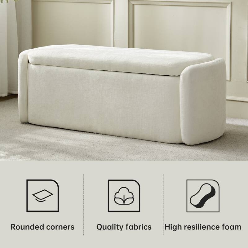 Bedroom Bench Storage Bench with Arms Ottoman entryway bench with storage End of Bed Bench, Entryway Bench