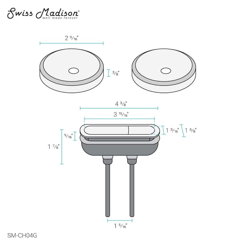 Toilet Hardware Brushed Gold