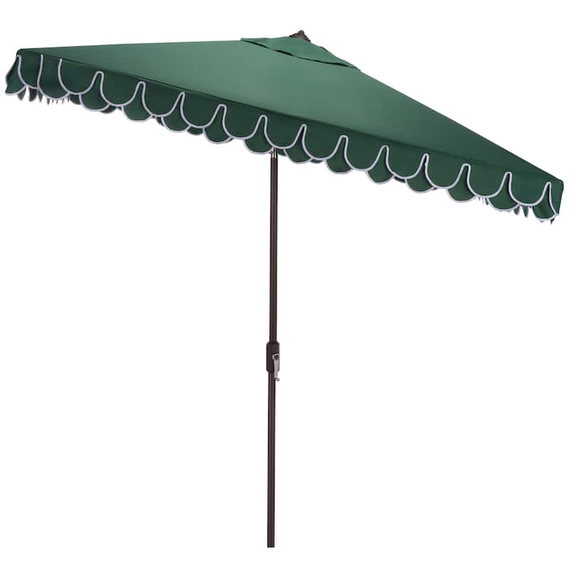7.5 ft square patio umbrella SAFAVIEH Outdoor Naima Valance 7.5 Ft Square Umbrella - On Sale - Overstock