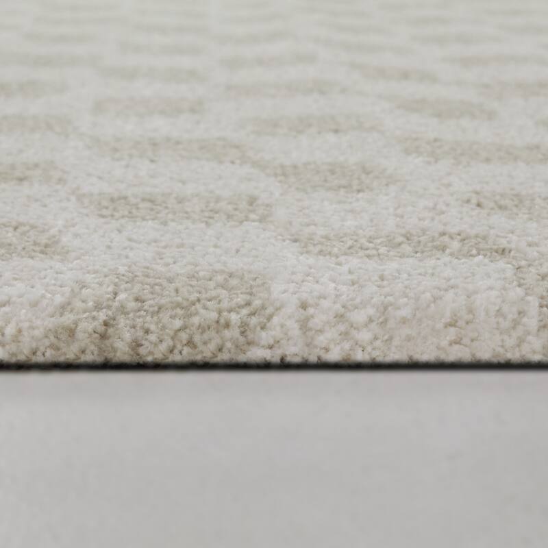 Dietrich Modern Checkered Area Rug