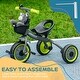 preview thumbnail 32 of 48, Toddler Tricycle with Adjustable Seat, Fun Bell, Basket, and EVA Wheels for Kids 2-5 Years