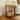 2 Tier Solid Wood End Table for Living Room, Small Round Side Table with Storage Shelf for Bedroom