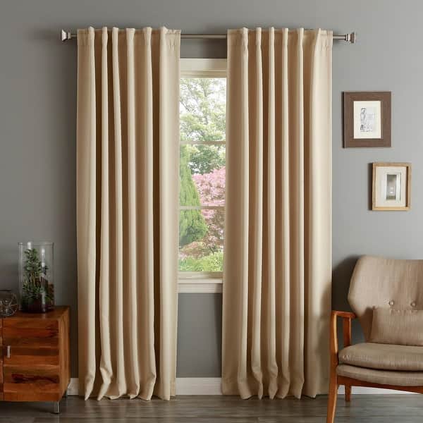 slide 2 of 82, Aurora Home Insulated Thermal Blackout 84-inch Curtain Panel Pair - 52 x 84