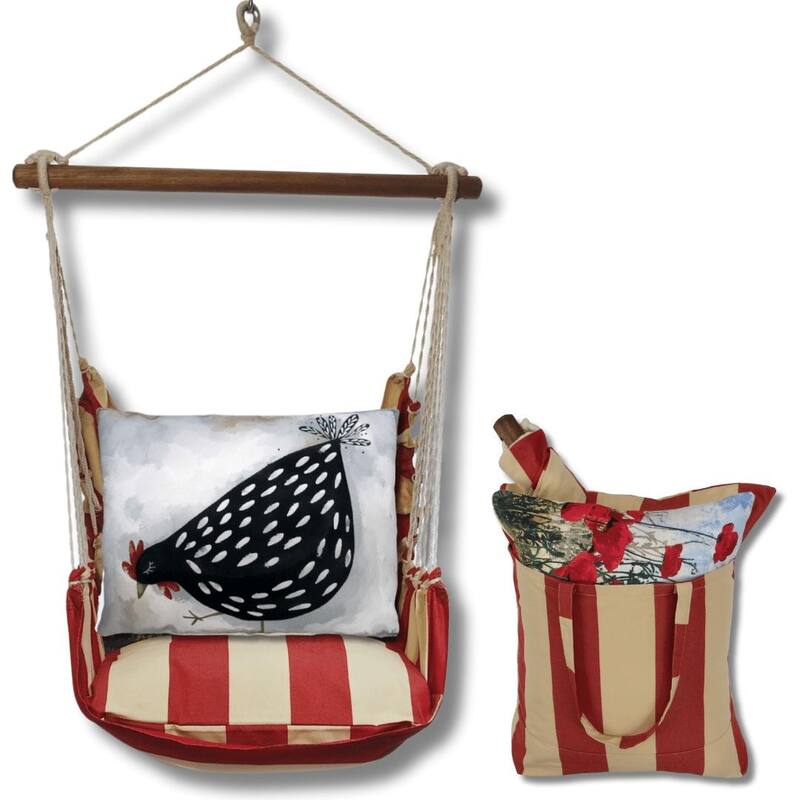 Magnolia Casual Swing Set 4 piece - Americana Stripe w/ Good Chick