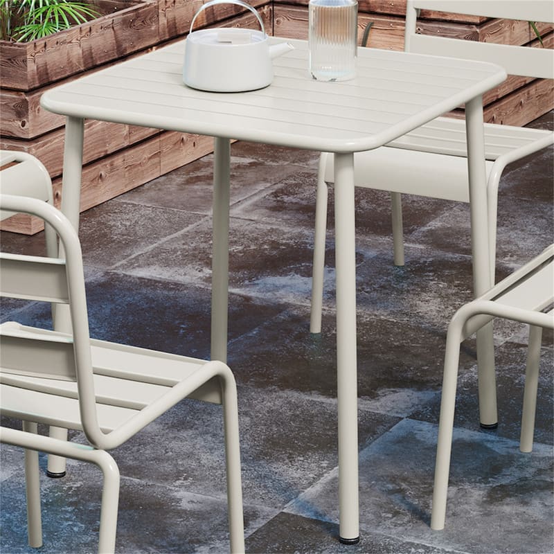 Sera Square Table Outdoor Courtyard Table Villa Open Air Dining Table
