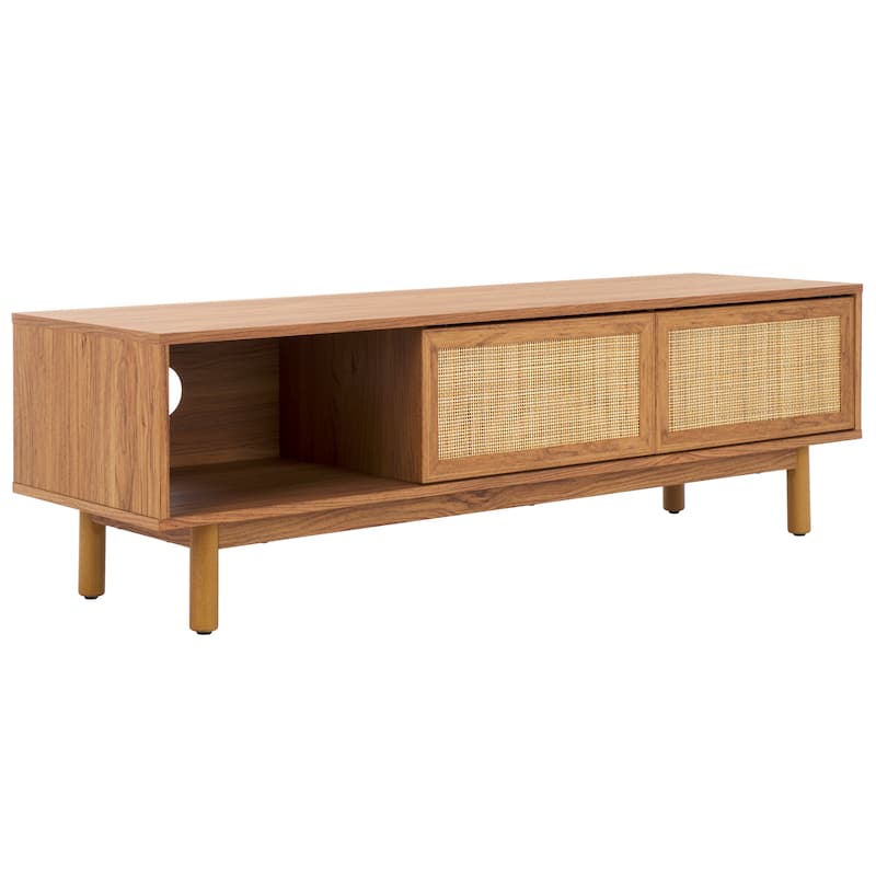 SAFAVIEH Home Aino 2 Door Media Stand - 53Wx15Dx16H