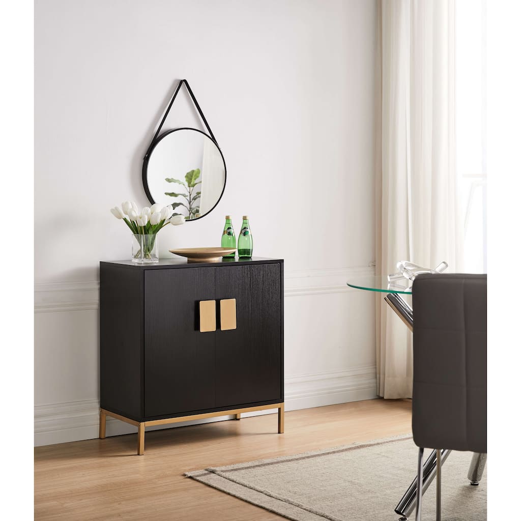 Modern Wooden Accent Sideboard Buffet Storage Cabinet
