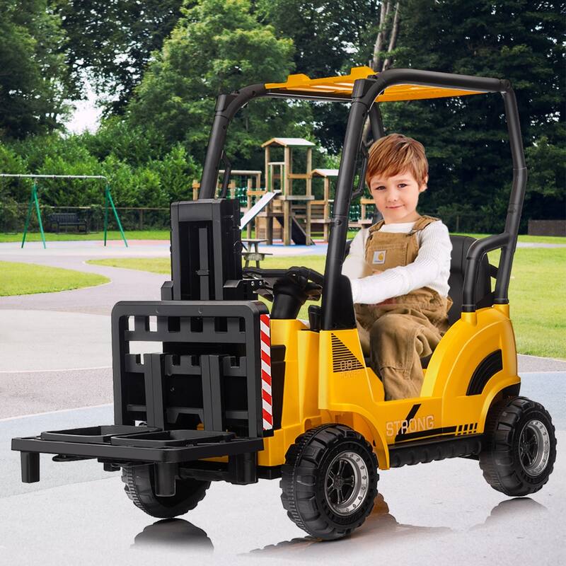 12V Ride-On Forklift Car with Tent and Remote Control
