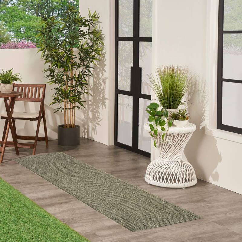 Nourison Tulum Indoor/Outdoor Geometric Area Rug