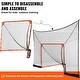 preview thumbnail 2 of 5, Hockey and Lacrosse Goal Backstop with Extended Coverage - 6*6 feet spliced