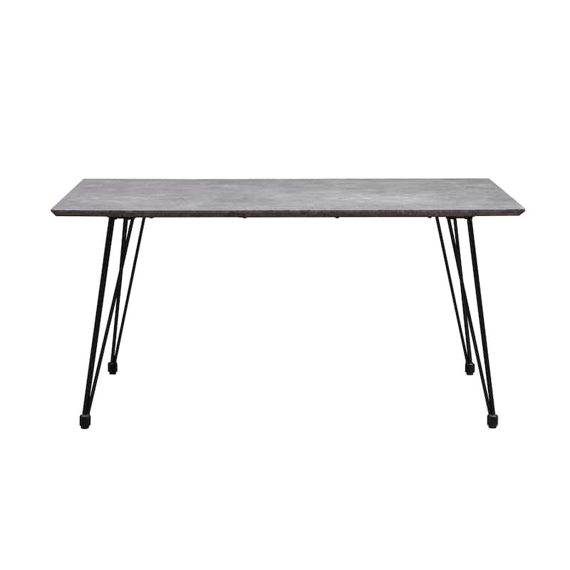 Somette Shiva Brown and Black Dining Table