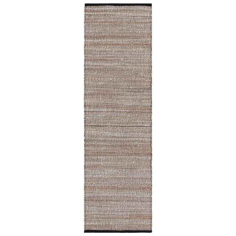 SAFAVIEH Natural Fiber Violette Casual Jute Rug - 2'3" x 8' Runner - Taupe/Bleach