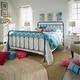 preview thumbnail 3 of 70, Giselle II Metal Bed iNSPIRE Q Modern Blue Steel - King
