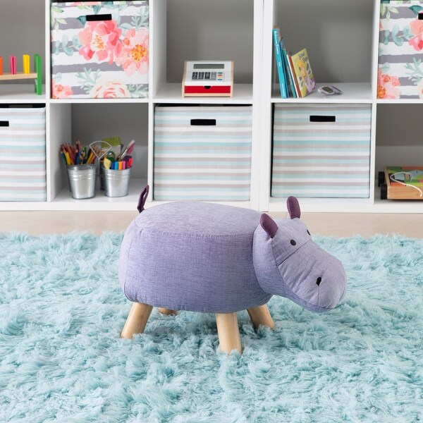 Harlen Purple Hippo Kids Stool. Opens flyout.