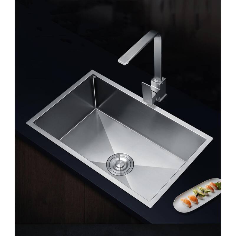 Topcraft Undermount Stainless Steel Single Bowl Kitchen Sink - 32*19