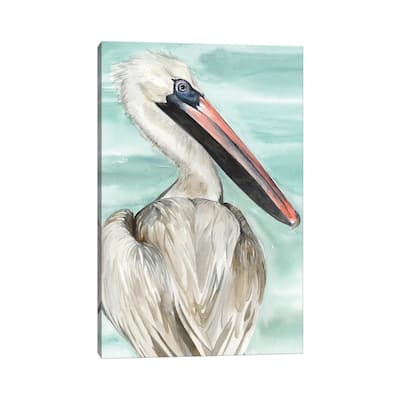 iCanvas "Turquoise Pelican I" by Jennifer Paxton Parker Canvas Print