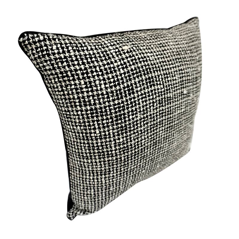 Home&Manor Fontana Vintage Raw Silk Pillow 18"