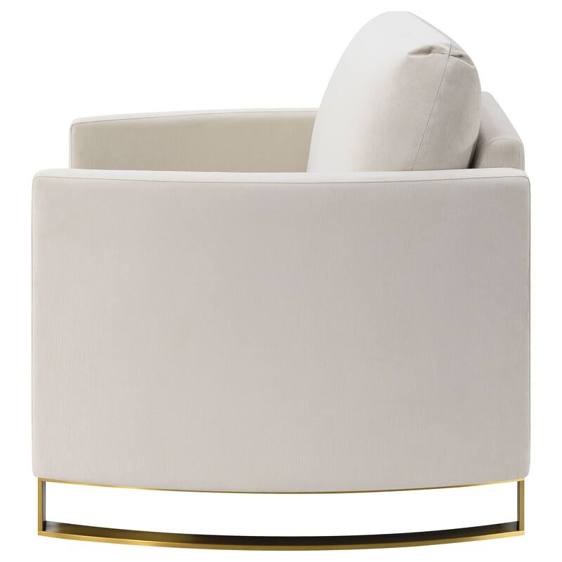 Corliss Upholstered Arched Arm Accent Chair