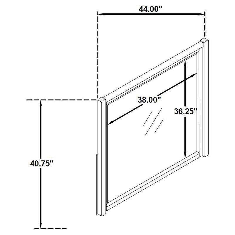 Leandro Bedroom Set Burnished Black