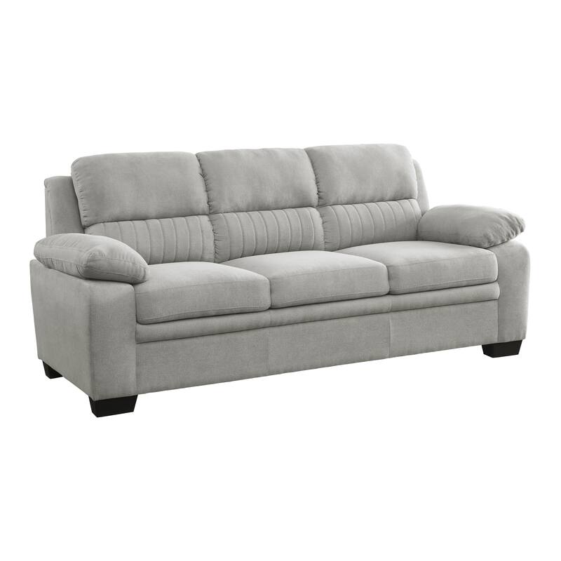 Onofre Fabric Living Room Sofa - Light Grey
