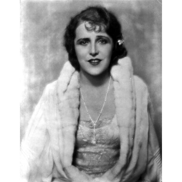 Serial Queen Ruth Roland Ruth Roland in White Fur Coat Portrait Photo Print - Bed Bath & Beyond ...