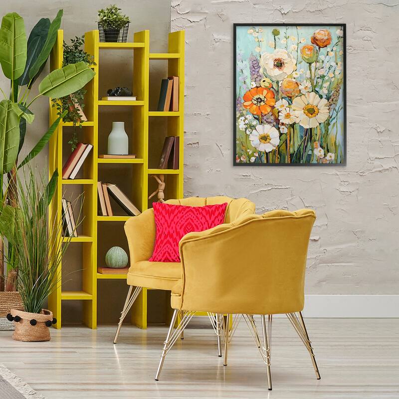 Stupell Woodland Inspiration Florals Framed Giclee Art Design By Franklyn Gregory
