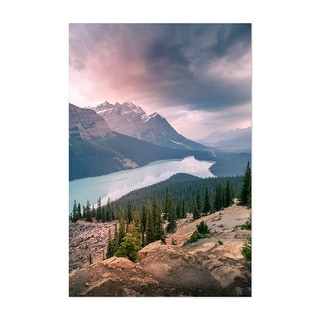 Banff National Park Alberta Canada Smokey Peyto Lake Art Print/Poster ...