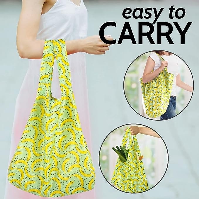 Zulay Kitchen 5 Pack 50 Pound Reusable Grocery Bags