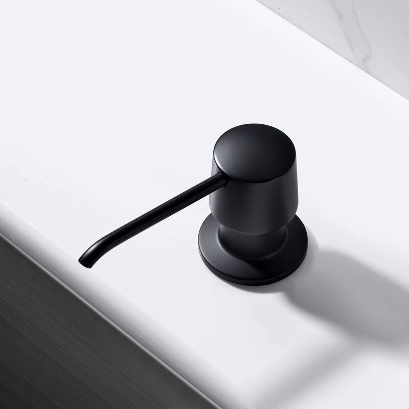 Luxier SC04-T Countertop Deck-Mount Metal Soap and Lotion Dispenser