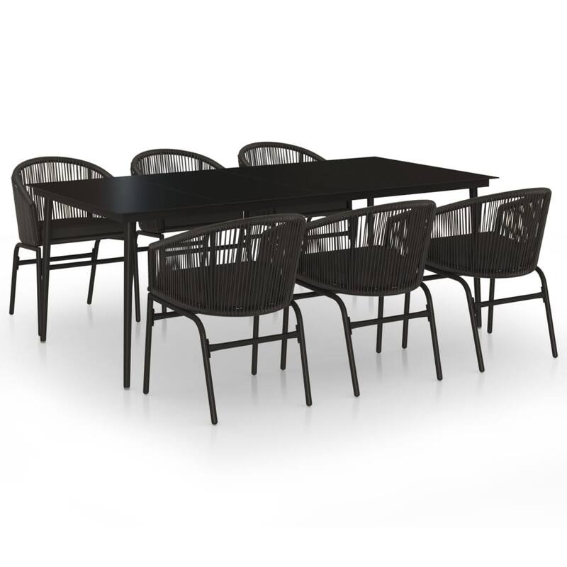 vidaXL Patio Dining Set Outdoor Garden Seat 3/5/7/9 Piece Multi Colors/Sizes