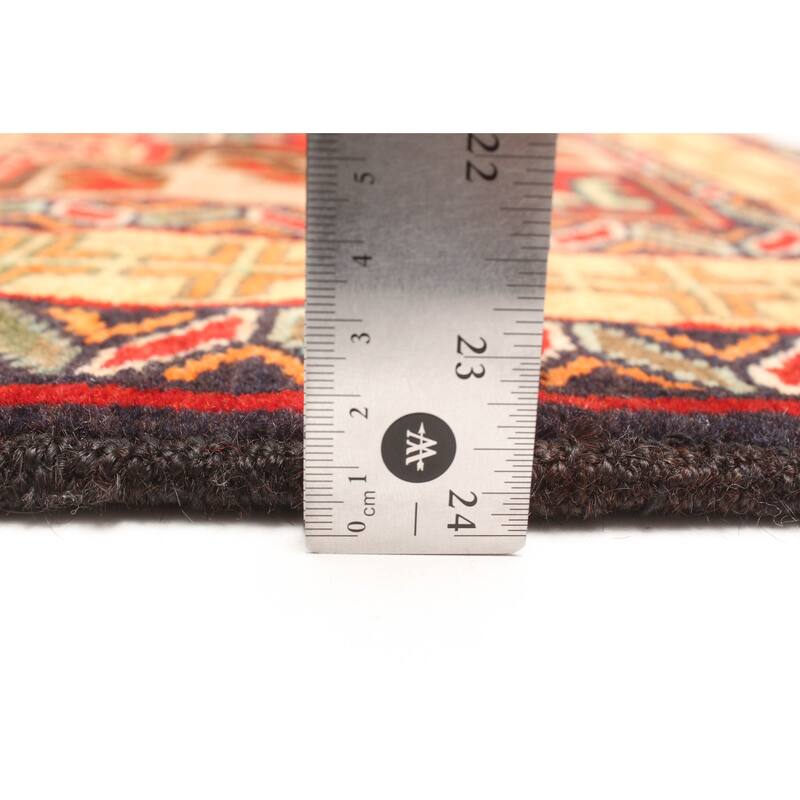 ECARPETGALLERY Hand-knotted Teimani Red Wool Rug - 3'0 x 4'10