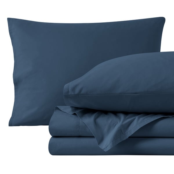 Bare Home Organic Cotton Sheet Set Crisp Percale Weave