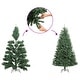 preview thumbnail 24 of 63, vidaXL Christmas Tree Outdoor Artificial Hinged Christmas Tree with Stand
