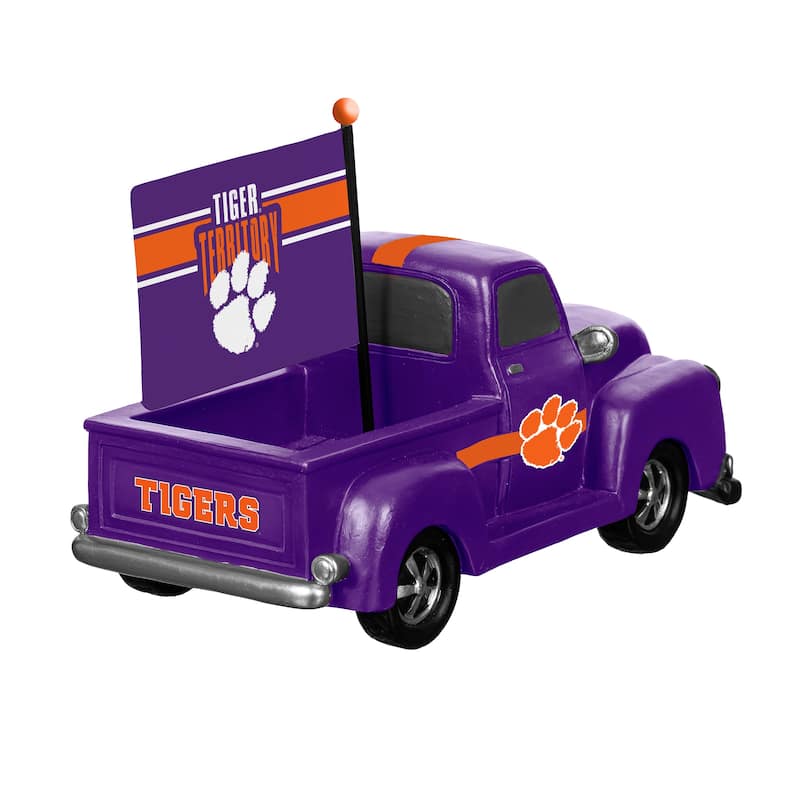 NCAA Rally Truck Garden Statue with Team Flag