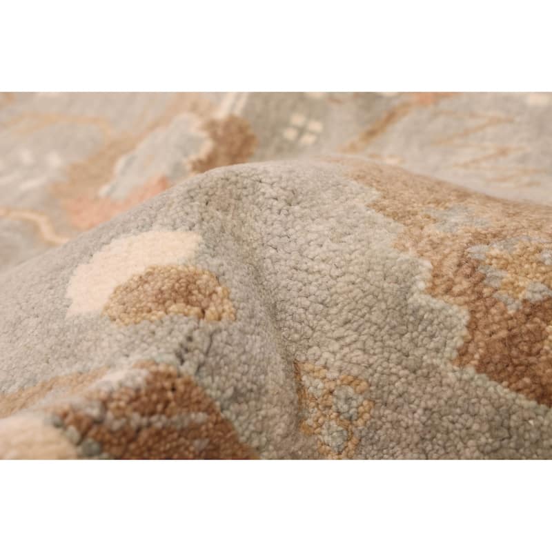 ECARPETGALLERY Hand-knotted Jules Serapi Grey Wool Rug - 8'2 x 10'0