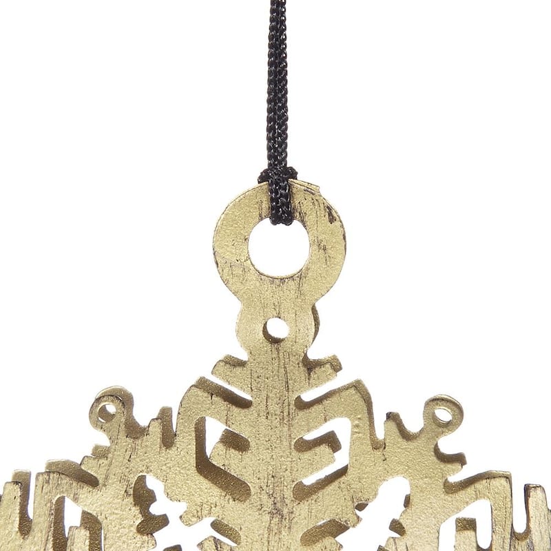 3.5x3.5" Snowflake Hanging Ornament, Hanging Home Decor Accents for Christmas Tree, Holiday Display, Set of 12