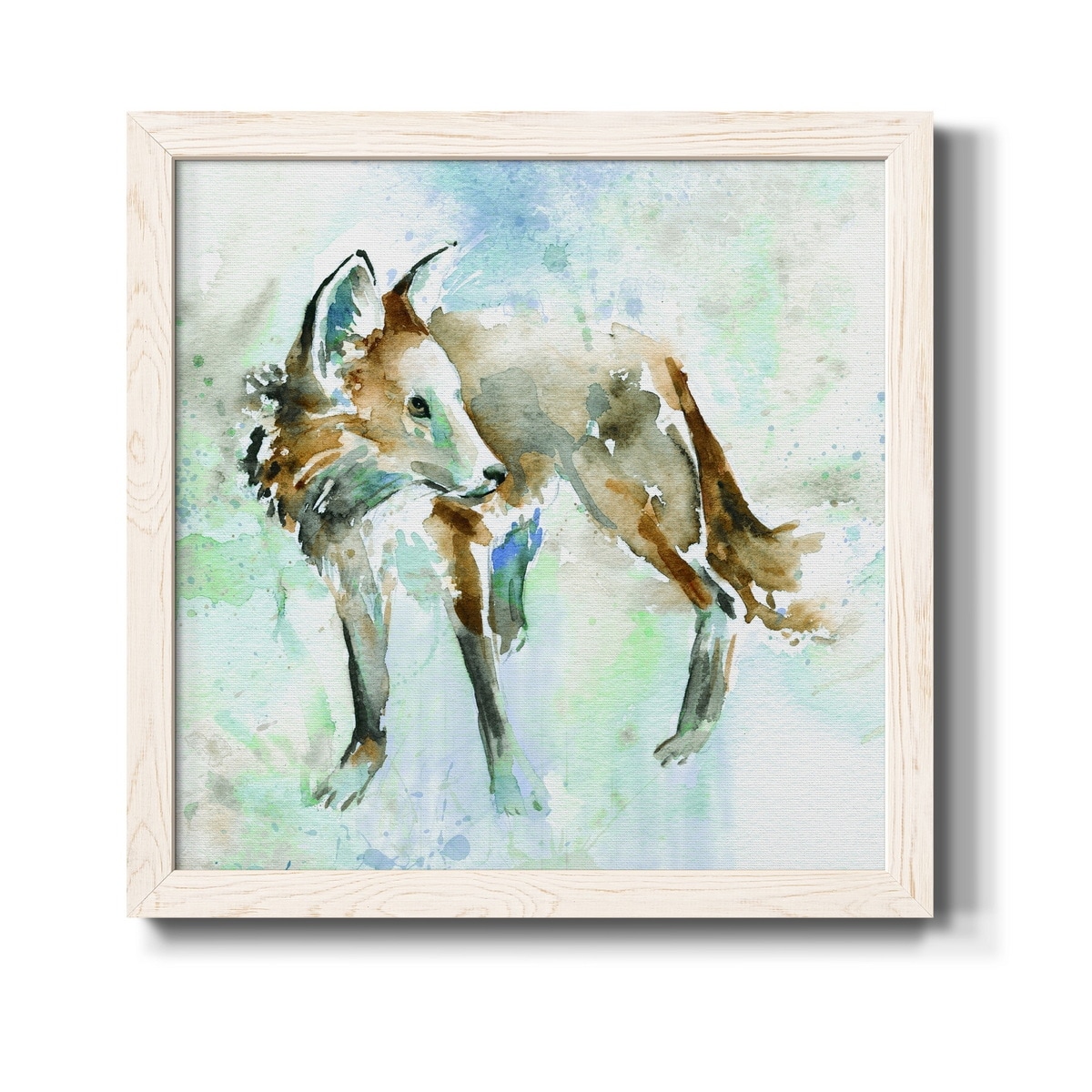 Fox On Blue-Premium Framed Canvas Ready to Hang Bed Bath  Beyond  33969167