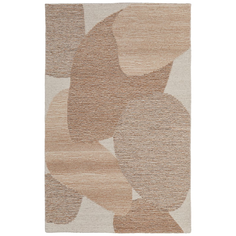 Grand Bazaar Middleton Hand Tufted Watercolor Modern Area Rug - 2' x 3' - Brown/Tan/Ivory