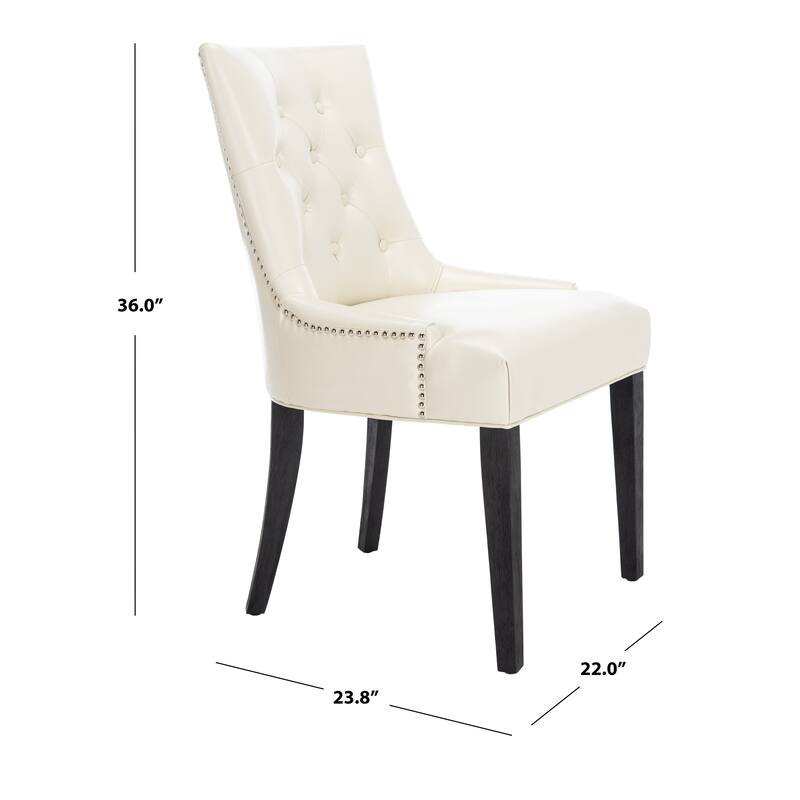 SAFAVIEH Loren Dining Chair (Set of 2) - 24"W x 25"D x 39"H
