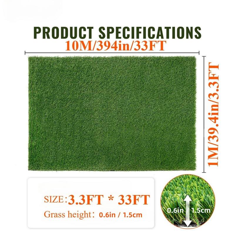 Premium Artificial Turf w/Durable Rubber Backing