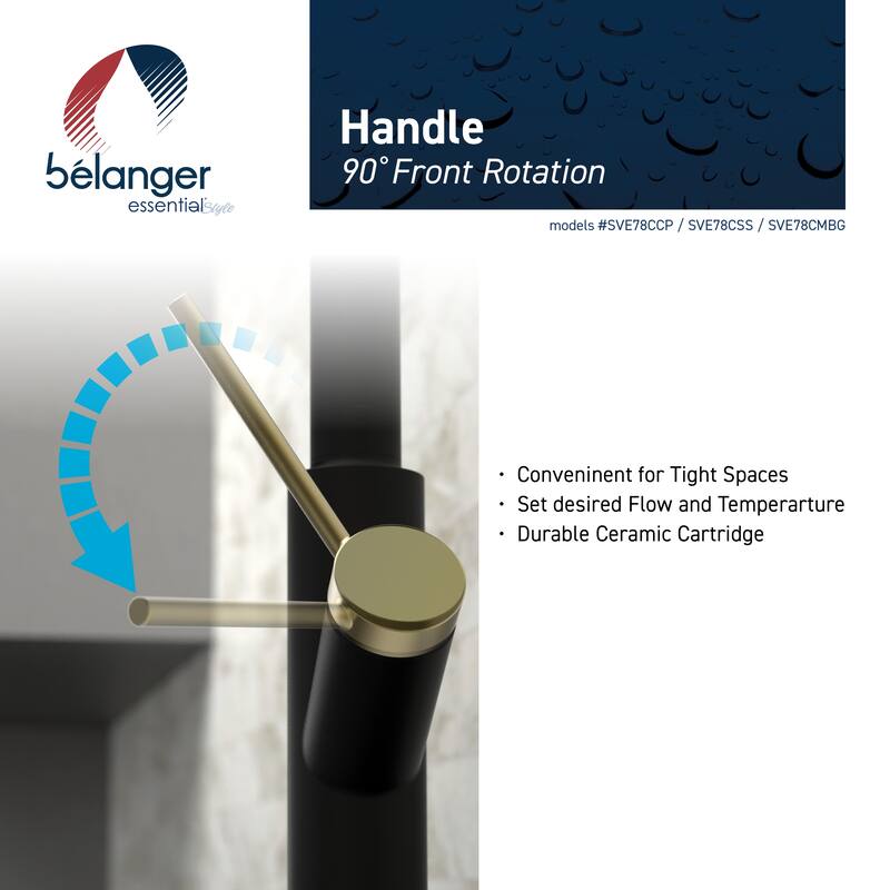 Belanger SVE78 Single Handle Pull-Down Kitchen Faucet