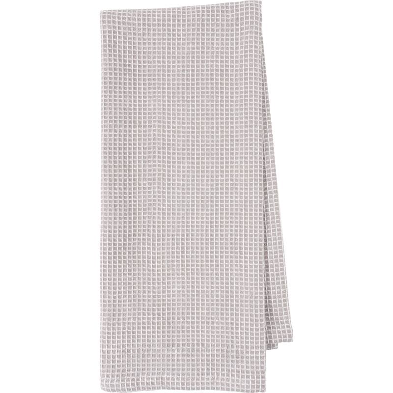 KAF Home Set of 4 Centerband and Waffle Kitchen Towels, 18"x28"