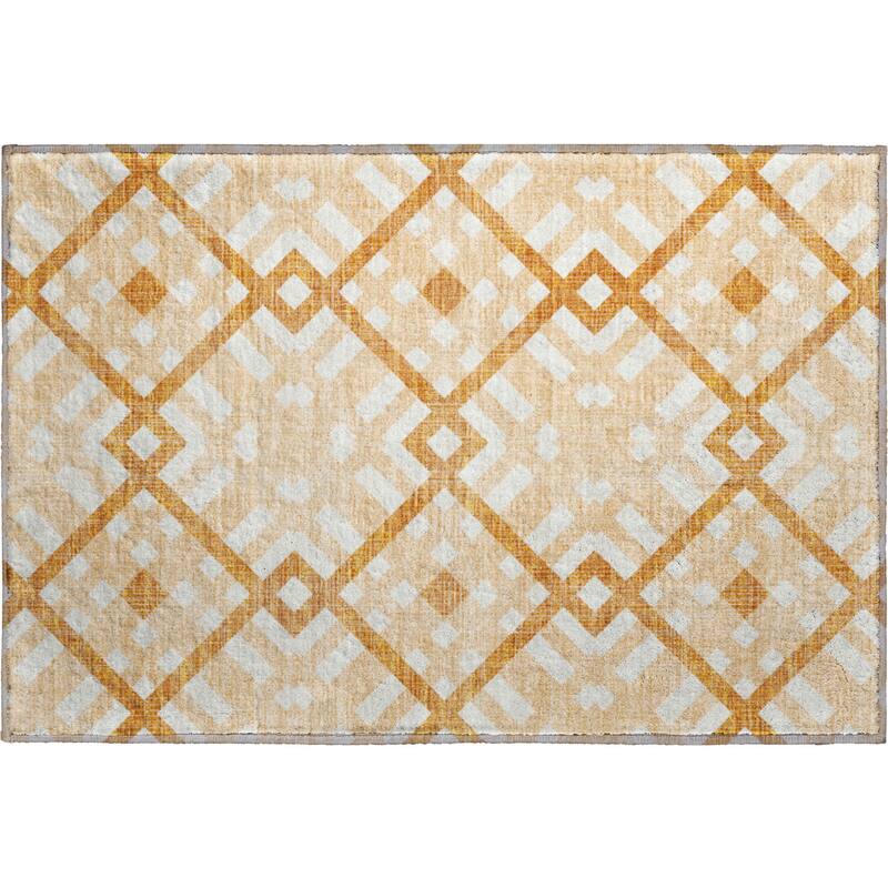 Premium Washable Super Soft Contemporary Geo Mayfield Rug