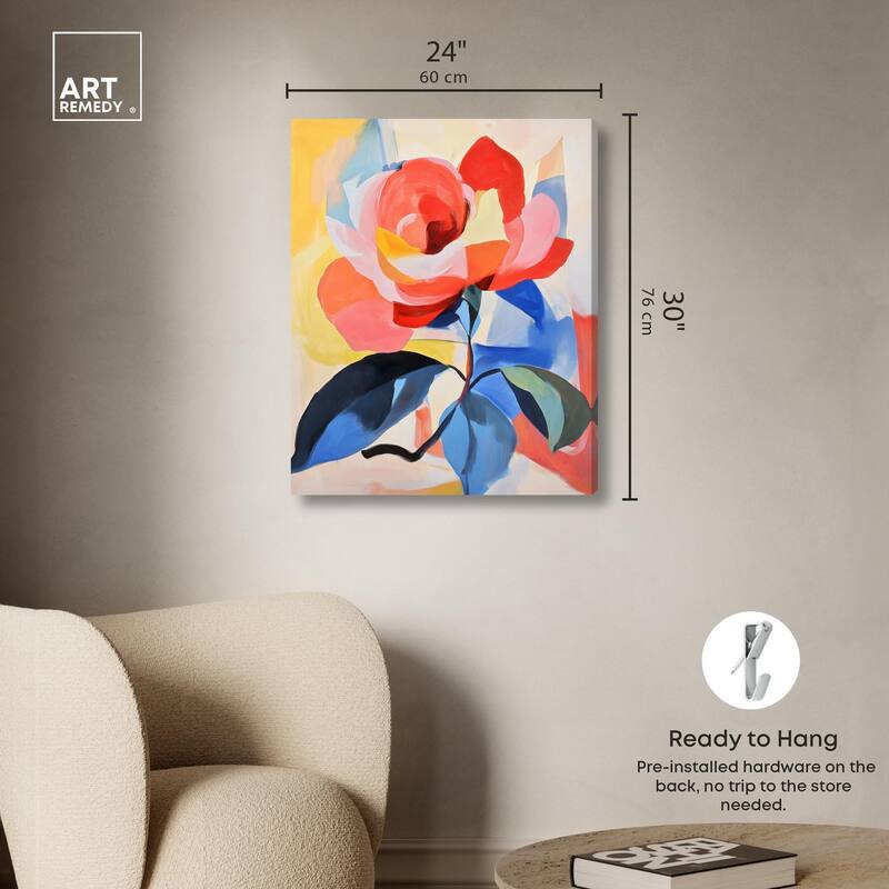 Chromatic Explosion II Canvas by Art Remedy, Gallery Wrapped
