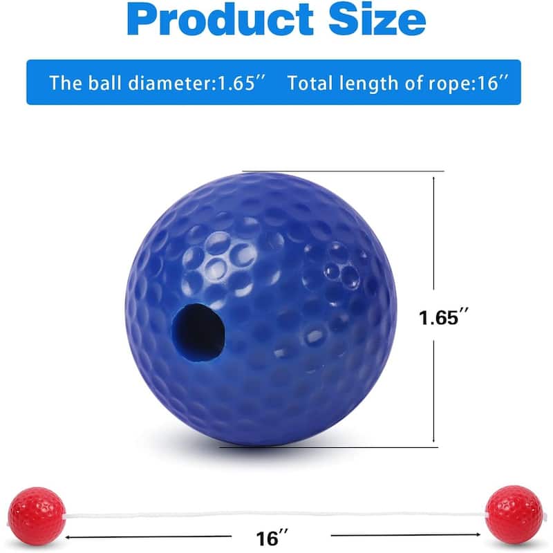 GSE™ Set of 6 Ladder Ball Toss Game Ladder Balls Bolas Set, Replacement Golf Balls Bolos - Ladder Balls