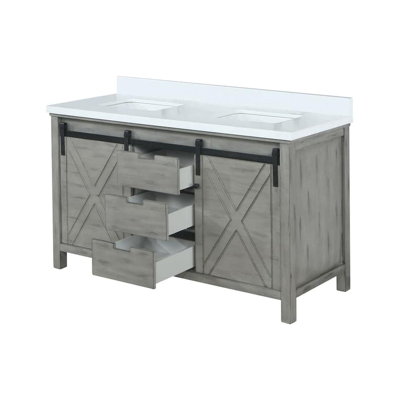 Marsyas Bath Vanity and Cultured Marble Countertop