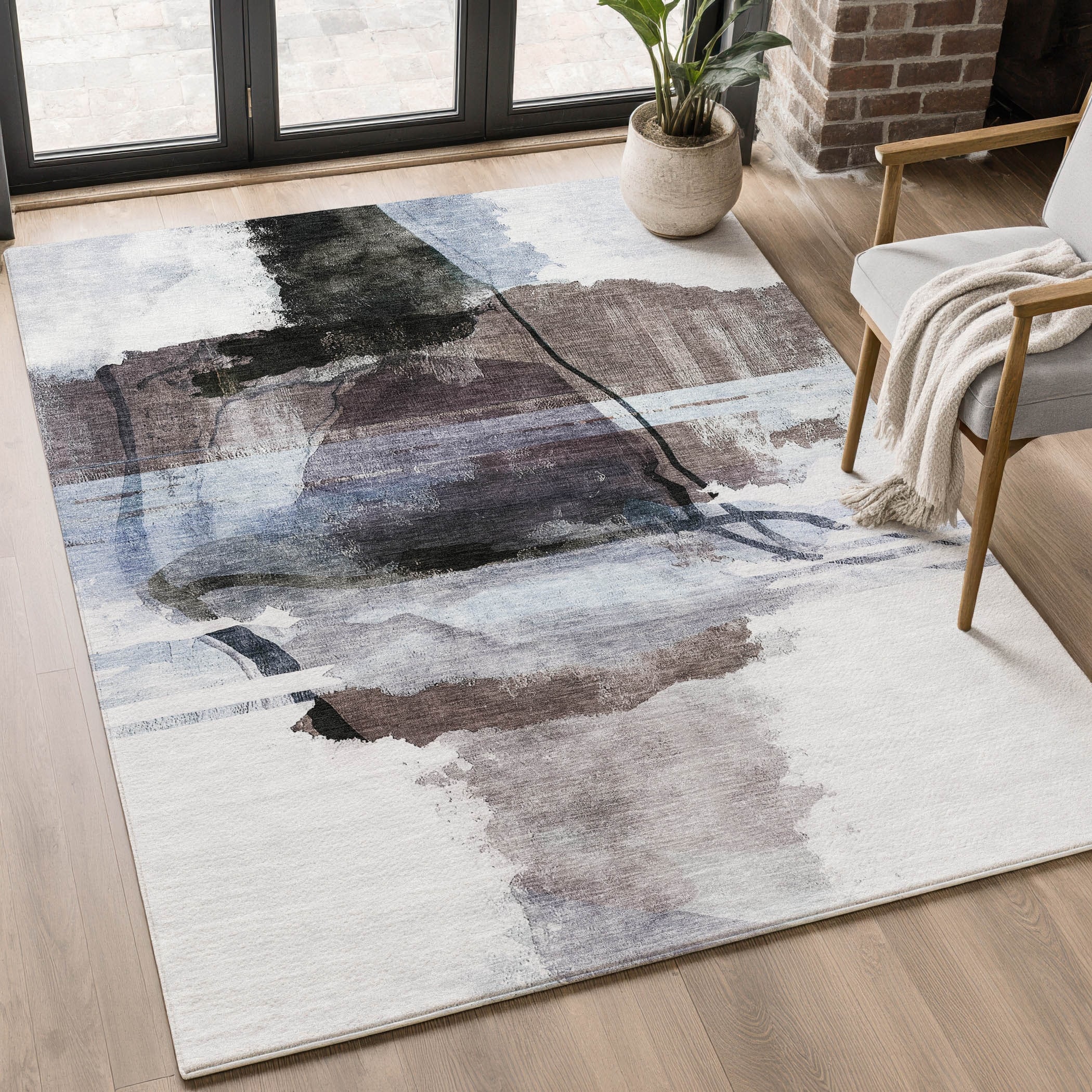 Premium Washable Super Soft Contemporary Chic Mayfield Rug