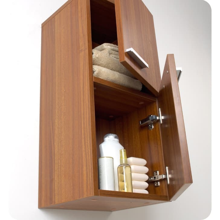Fresca 27" Wall Mounted Bathroom Linen Cabinet with Two Storage Areas