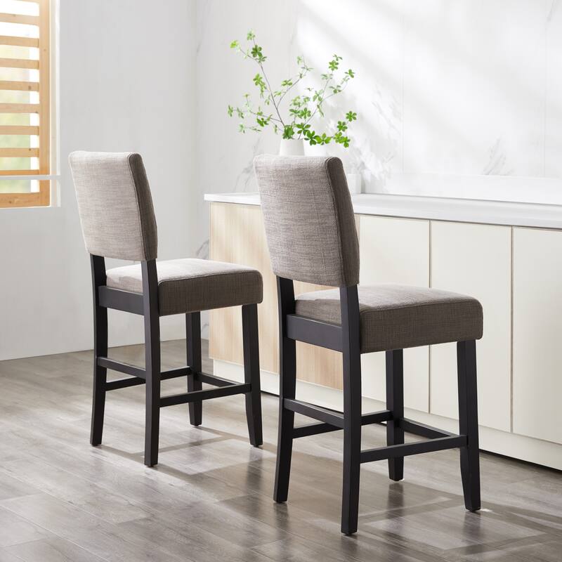 Leick Home Brax Upholstered Counter Height Barstool