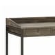 Thumbnail 21, WYNDENHALL Brinkley SOLID ACACIA WOOD Modern Industrial 60 inch Wide Writing Office Desk. Changes active main hero.